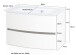 Badezimmer-Set >Kopenhagen< in Matt Grau - 80x200x49cm (BxHxT)