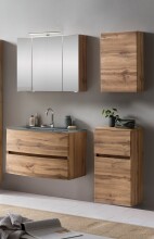 Badezimmer-Set >Kopenhagen< in Wotaneiche - 80x200x49cm (BxHxT)