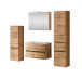 Badezimmer-Set >Kopenhagen< in Wotaneiche - 80x200x49cm (BxHxT)