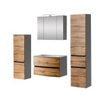 Badezimmer-Set >Kopenhagen< in Wotaneiche -...
