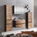 Badezimmer-Set >Kopenhagen< in Wotaneiche - 80x200x49cm (BxHxT)