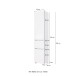 Badezimmer-Set >Kopenhagen< in Wotaneiche - 80x200x49cm (BxHxT)