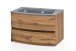Badezimmer-Set >Kopenhagen< in Wotaneiche - 80x200x49cm (BxHxT)