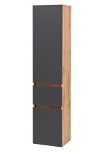 Badezimmer-Set >Kopenhagen< in Matt Grau - 80x200x49cm (BxHxT)