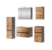 Badezimmer-Set >Kopenhagen< in Wotaneiche -...
