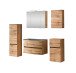 Badezimmer-Set >Kopenhagen< in Wotaneiche - 80x200x49cm (BxHxT)
