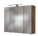 Badezimmer-Set >Kopenhagen< in Matt Grau - 80x200x49cm (BxHxT)