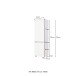 Badezimmer-Set >Kopenhagen< in Matt Grau - 80x200x49cm (BxHxT)