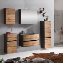 Badezimmer-Set >Kopenhagen< in Wotaneiche - 80x200x49cm (BxHxT)