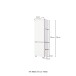 Badezimmer-Set >Kopenhagen< in Wotaneiche - 80x200x49cm (BxHxT)