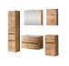 Badezimmer-Set >Kopenhagen< in Wotaneiche - 80x200x49cm (BxHxT)