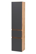 Badezimmer-Set >Kopenhagen< in Matt Grau - 80x200x49cm (BxHxT)