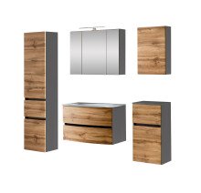 Badezimmer-Set >Kopenhagen< in Wotaneiche -...