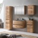 Badezimmer-Set >Kopenhagen< in Wotaneiche - 80x200x49cm (BxHxT)