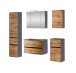 Badezimmer-Set >Kopenhagen< in Wotaneiche - 80x200x49cm (BxHxT)