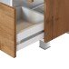 Waschbeckenunterschrank >Bogota< in Wotaneiche - 70x53x35cm (BxHxT)