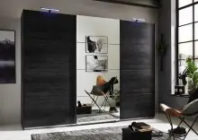 Schwebetürenschrank >Marrilee< in Graphit -...