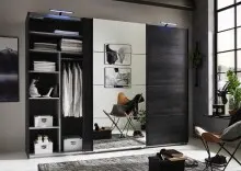 Schwebetürenschrank >Marrilee< in Graphit -...