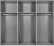 Schwebetürenschrank >Marrilee< in Graphit - 270x210x65cm (BxHxT)