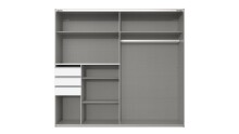 Schwebetürenschrank >Susanetta< in  - 225x210x64cm (BxHxT)