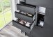 Schwebetürenschrank >Susanetta< in Graphit - 225x210x64cm (BxHxT)