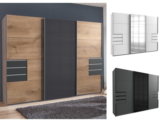 Schwebetürenschrank >Susanetta< in  - 270x210x64cm (BxHxT)