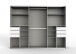 Schwebetürenschrank >Susanetta< in  - 270x210x64cm (BxHxT)