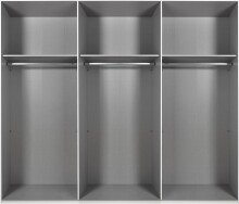 Schwebetürenschrank >Tonie< in Graphit Flagstaff Eiche - 300x218x65cm (BxHxT)