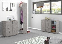 Kommode >Piacenza< in Beton Nachbildung - 121x86x38cm (BxHxT)