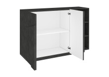 Kommode >Piacenza< in Schiefer Nachbildung - 121x86x38cm (BxHxT)