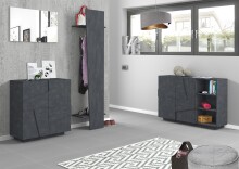 Kommode >Piacenza< in Schiefer Nachbildung - 121x86x38cm (BxHxT)