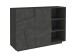 Kommode >Piacenza< in Schiefer Nachbildung - 121x86x38cm (BxHxT)
