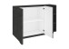 Kommode >Piacenza< in Schiefer Nachbildung - 121x86x38cm (BxHxT)