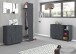 Kommode >Piacenza< in Schiefer Nachbildung - 121x86x38cm (BxHxT)