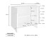 Kommode >Piacenza< in Schiefer Nachbildung - 121x86x38cm (BxHxT)