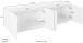 TV-Board >Piacenza< in Beton Nachbildung - 162,5x46x44cm (BxHxT)