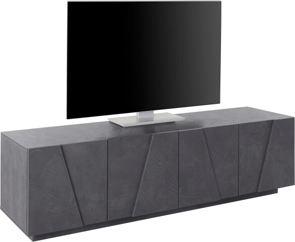 TV-Board >Piacenza< in Schiefer Nachbildung - 162,5x46x44cm (BxHxT)