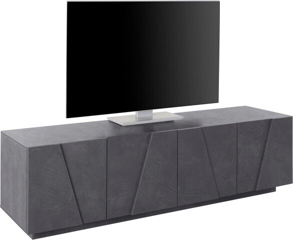TV-Board >Piacenza< in Schiefer Nachbildung - 162,5x46x44cm (BxHxT)