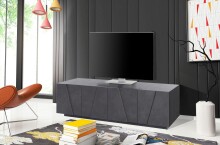 TV-Board >Piacenza< in Schiefer Nachbildung - 162,5x46x44cm (BxHxT)