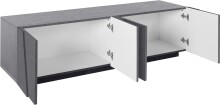 TV-Board >Piacenza< in Schiefer Nachbildung - 162,5x46x44cm (BxHxT)