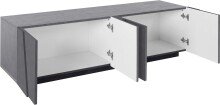 TV-Board >Piacenza< in Schiefer Nachbildung - 162,5x46x44cm (BxHxT)