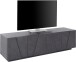 TV-Board >Piacenza< in Schiefer Nachbildung - 162,5x46x44cm (BxHxT)