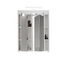 Spiegelschrank >Kolomea< in Weiß - 60x79x18cm (BxHxT)