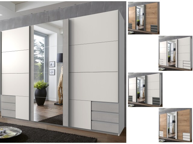 Schwebetürenschrank >Eugenio< in  - 270x210x65cm (BxHxT)