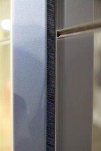 Schwebetürenschrank >Eugenio< in Plankeneiche Graphit - 270x210x65cm (BxHxT)