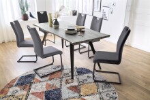 Esszimmerstuhl >Alden< (4-er Set) in  aus Metall - 44x101x60cm (BxHxT)