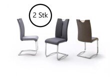 Esszimmerstuhl >Kerrin< (2-er Set) in  aus Metall -...