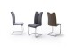 Esszimmerstuhl >Kerrin< (2-er Set) in Anthrazit aus Metall - 45x102x58cm (BxHxT)