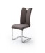 Esszimmerstuhl >Kerrin< (2-er Set) in Braun aus Metall - 45x102x58cm (BxHxT)