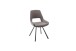 Esszimmerstuhl >Agrafa< (2-er Set) in Braun aus Metall - 54x90x60cm (BxHxT)